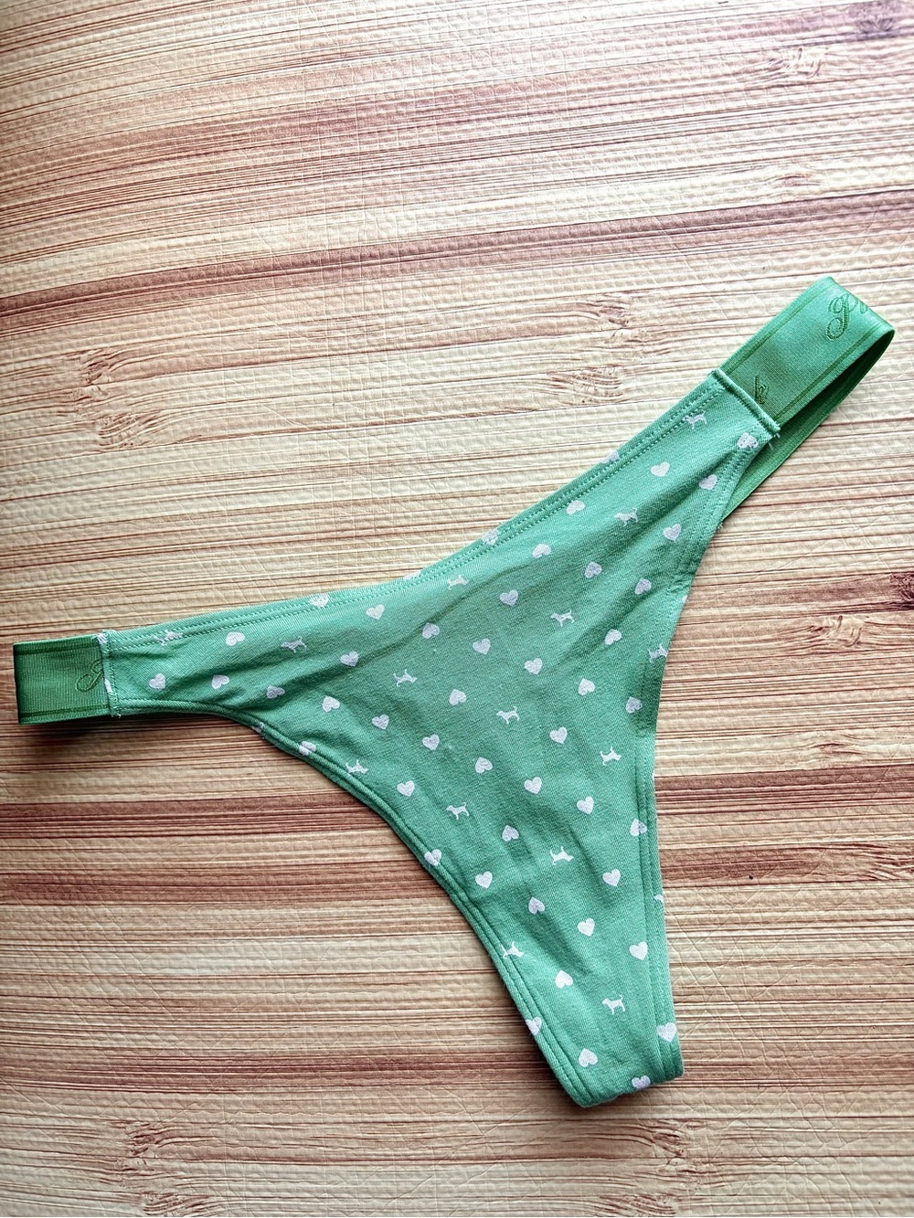 Vs pink cotton thong